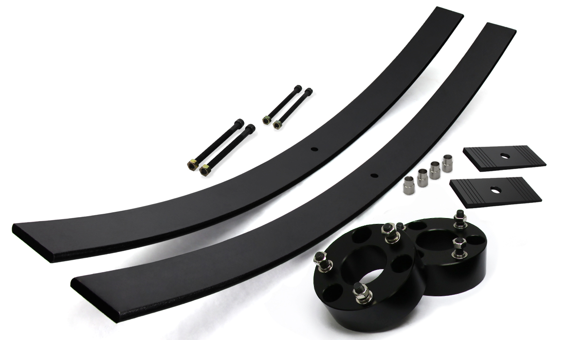 strut spacers leaf spring add-a-leaf lift kit mitsubishi raider