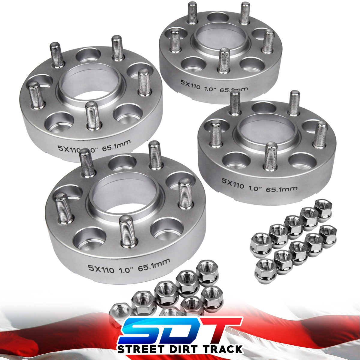 4PC 1" Inch 5Lug Hub Centric w/Lip Wheel Spacers 2015 2016 Jeep