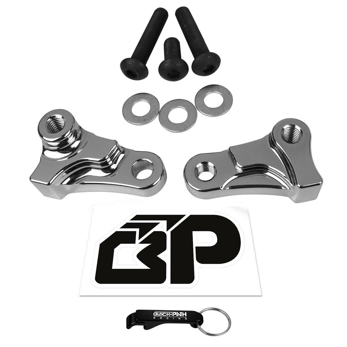 20122016 Harley Davidson Dyna Switchback Silver 1.75" Lowering Drop