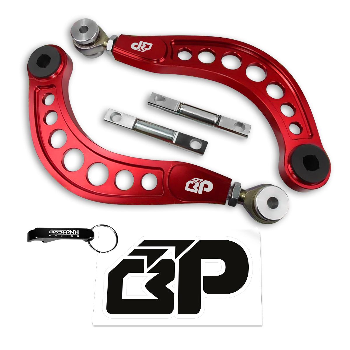 2006+ Honda Civic RED Adjustable Rear Upper Camber Control Arm Set DX