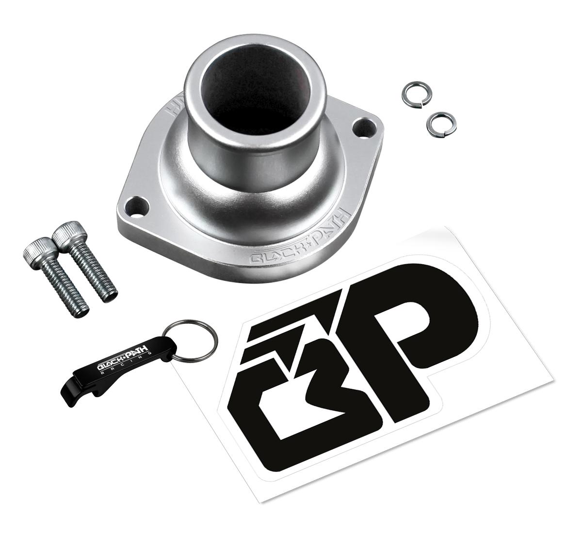 thumbnail image 2 of A-Premium Straight Thermostat Housing Water Outlet For GM LS V8 4.7L/5.3L/5.7L/6.0L Engines - Black Aluminum 2 of 13