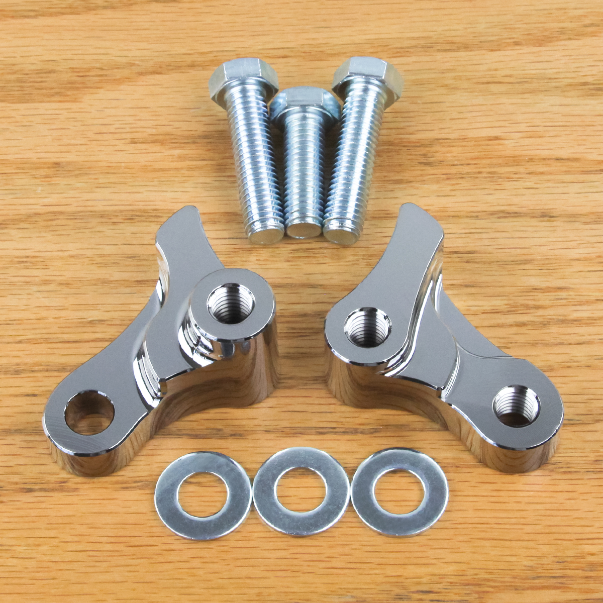 9505 Harley Davidson Dyna Low Rider 1" Lowering Kit Chrome