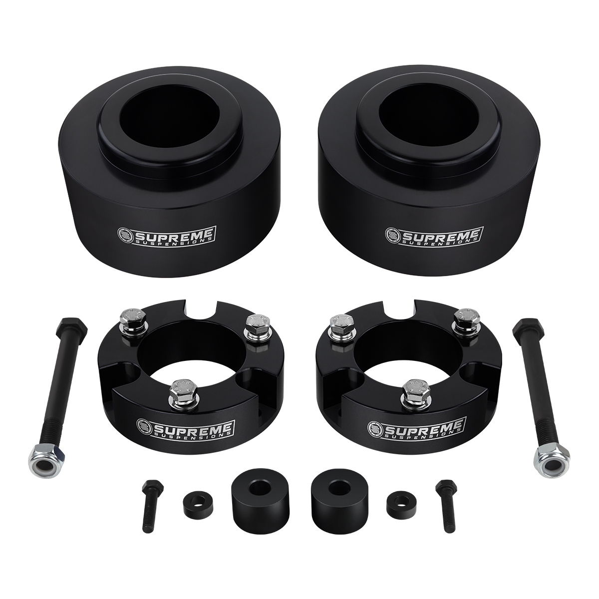 Full Lift Kit for Toyota 4Runner and FJ Cruiser 3 Front Lift Strut Spacers 2 Rear Lift Spring Spacers Differential Drop Kit 2WD 4WD Supreme Suspensions