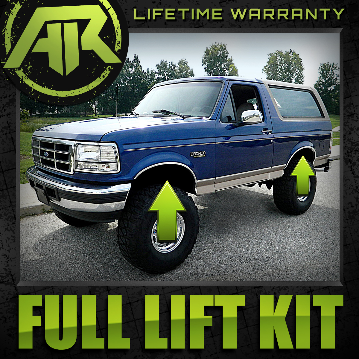 1988 ford bronco 2 lift kit