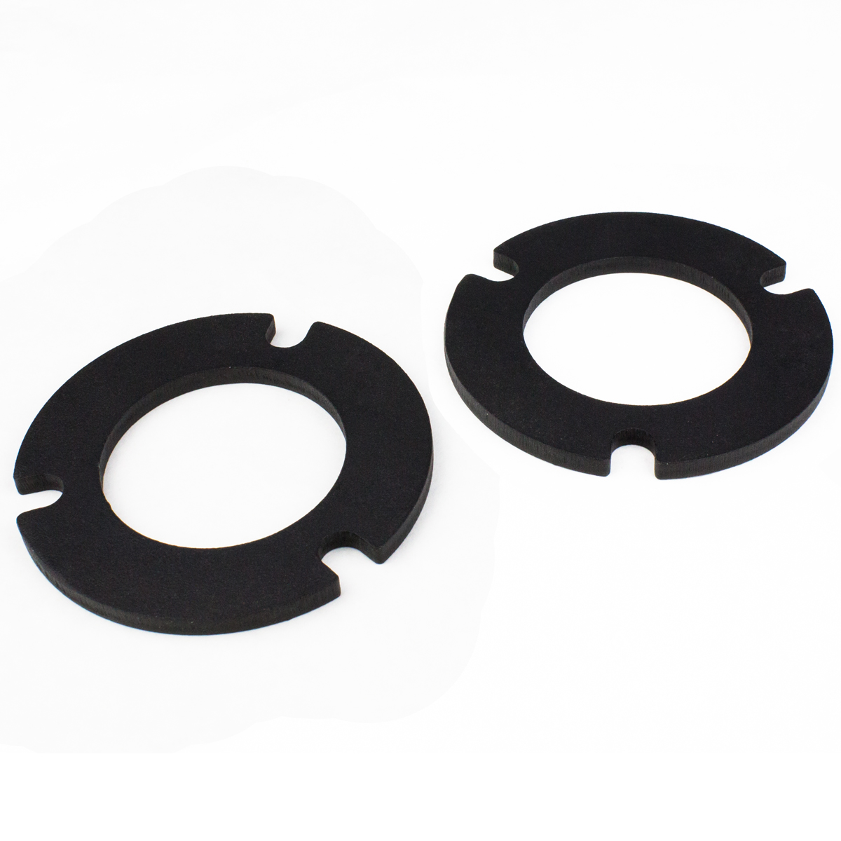 Chevy Corvette C5 C6 Chevrolet Jack Pucks Black Aluminum