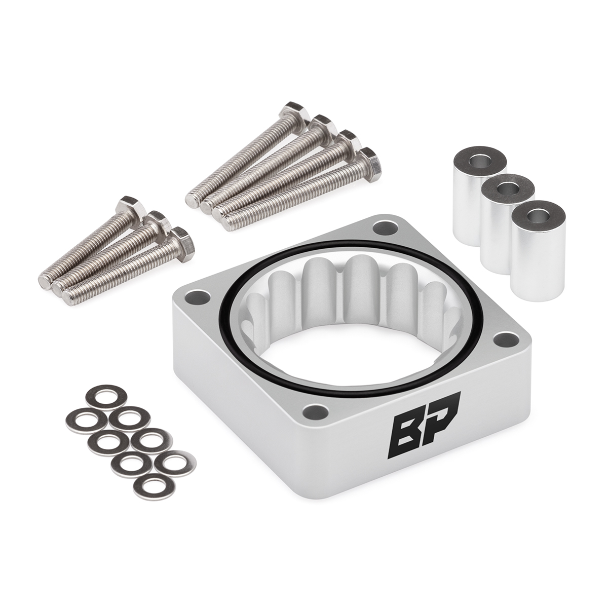 87-04 Jeep Wrangler Grand Cherokee YJ WJ XJ Silver Throttle Body Spacer