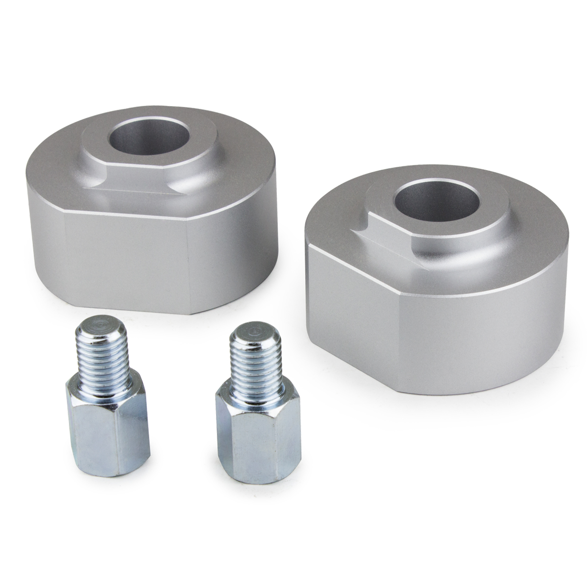 Ford F250 F350 Super Duty SuperDuty Silver 2 inch Front Leveling Lift Kit 1999 2000 2001 2002 2004 2005 2006 2007 2008