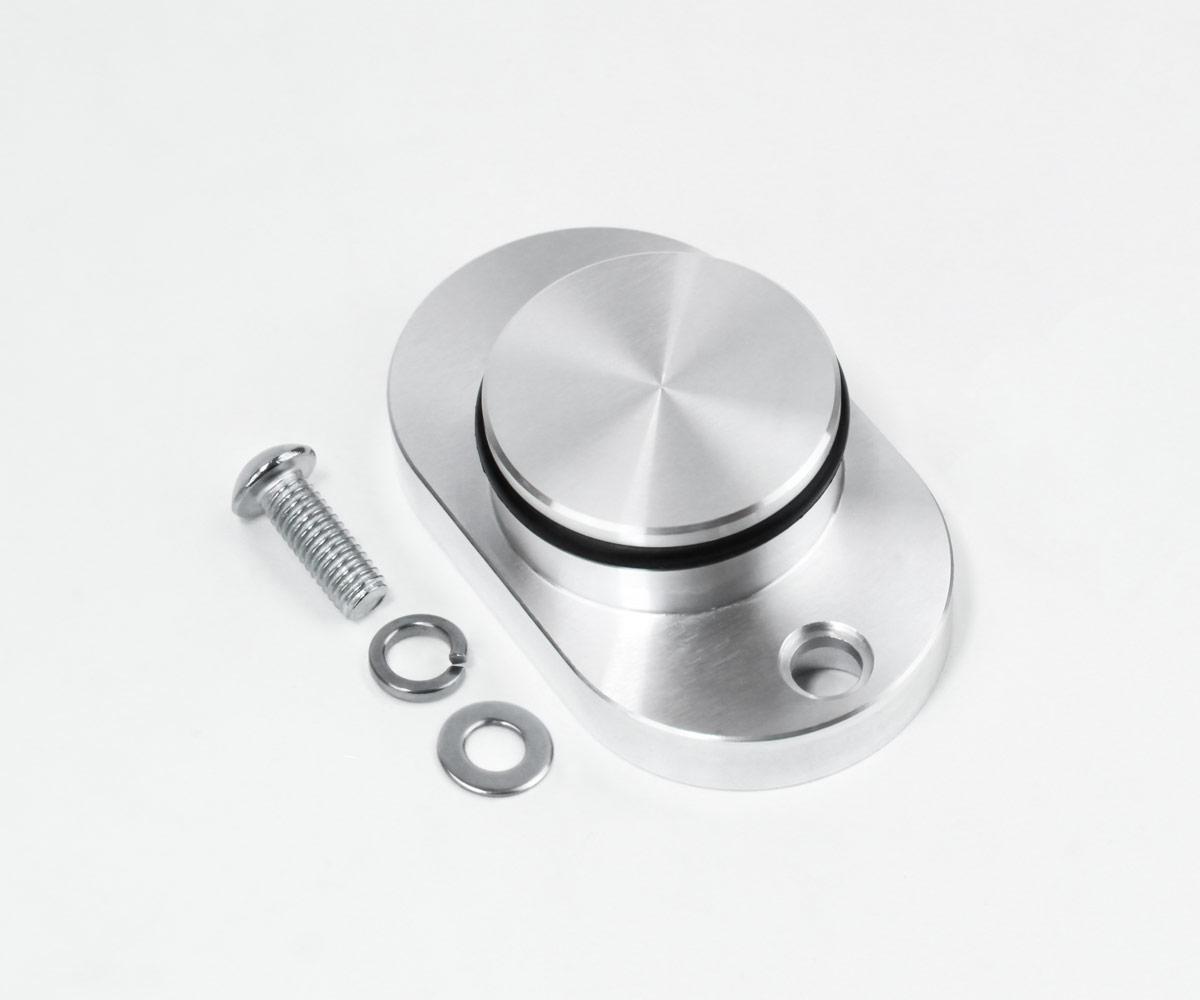 1997-2004 LS1 Camaro Corvette C5 Silver Billet EGR Intake Block Off Plate Kit