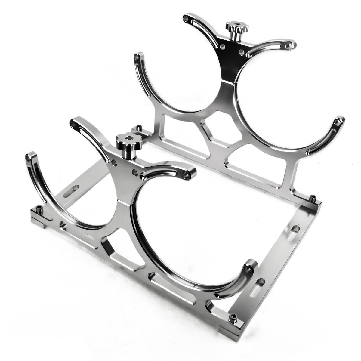 Nos Nitrous Lightweight Dual Bottle Bracket Mount Holder Quick Release
